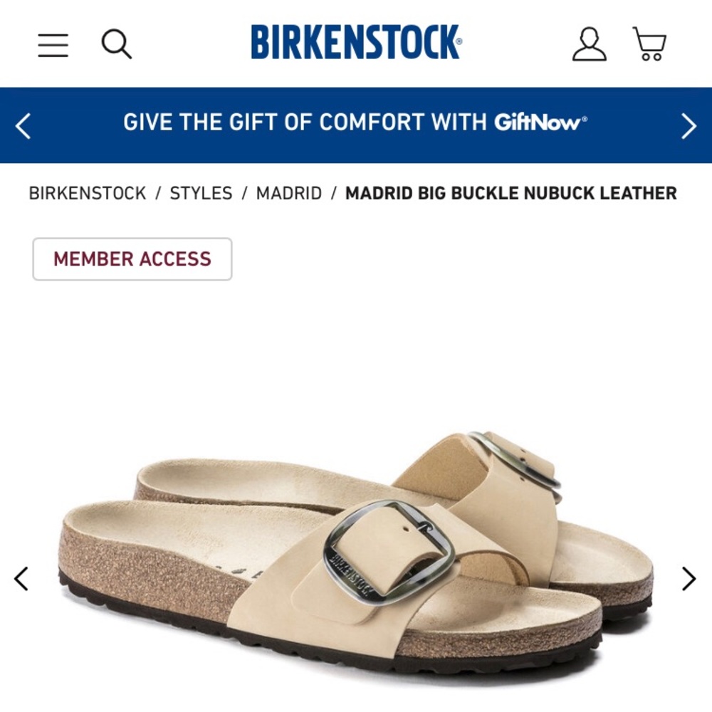 Birkenstock sandals women size 39, 8-8.5